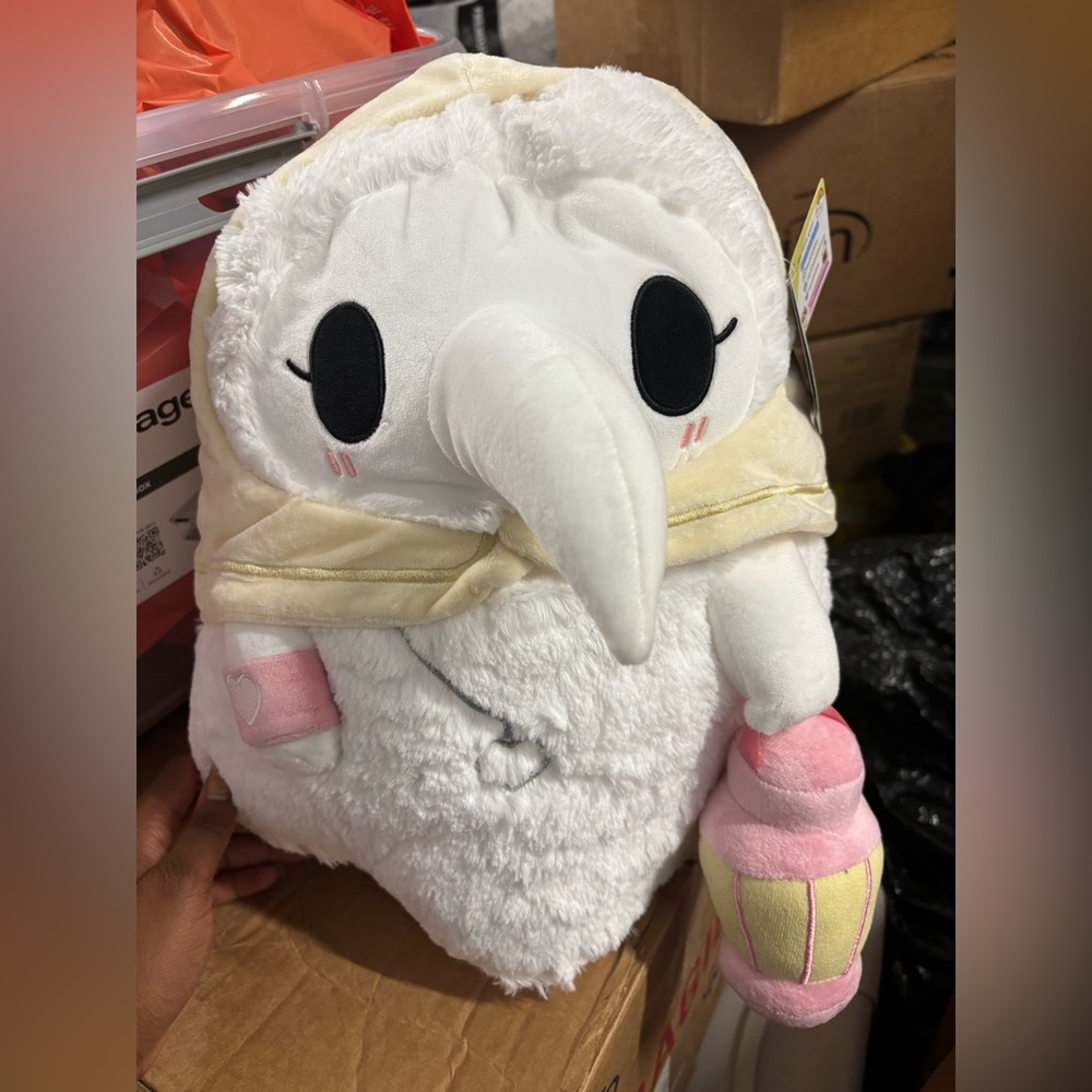 NEW!! Squishable Plague Nurse Doctor Cream Infectious illness Plush Stuffed